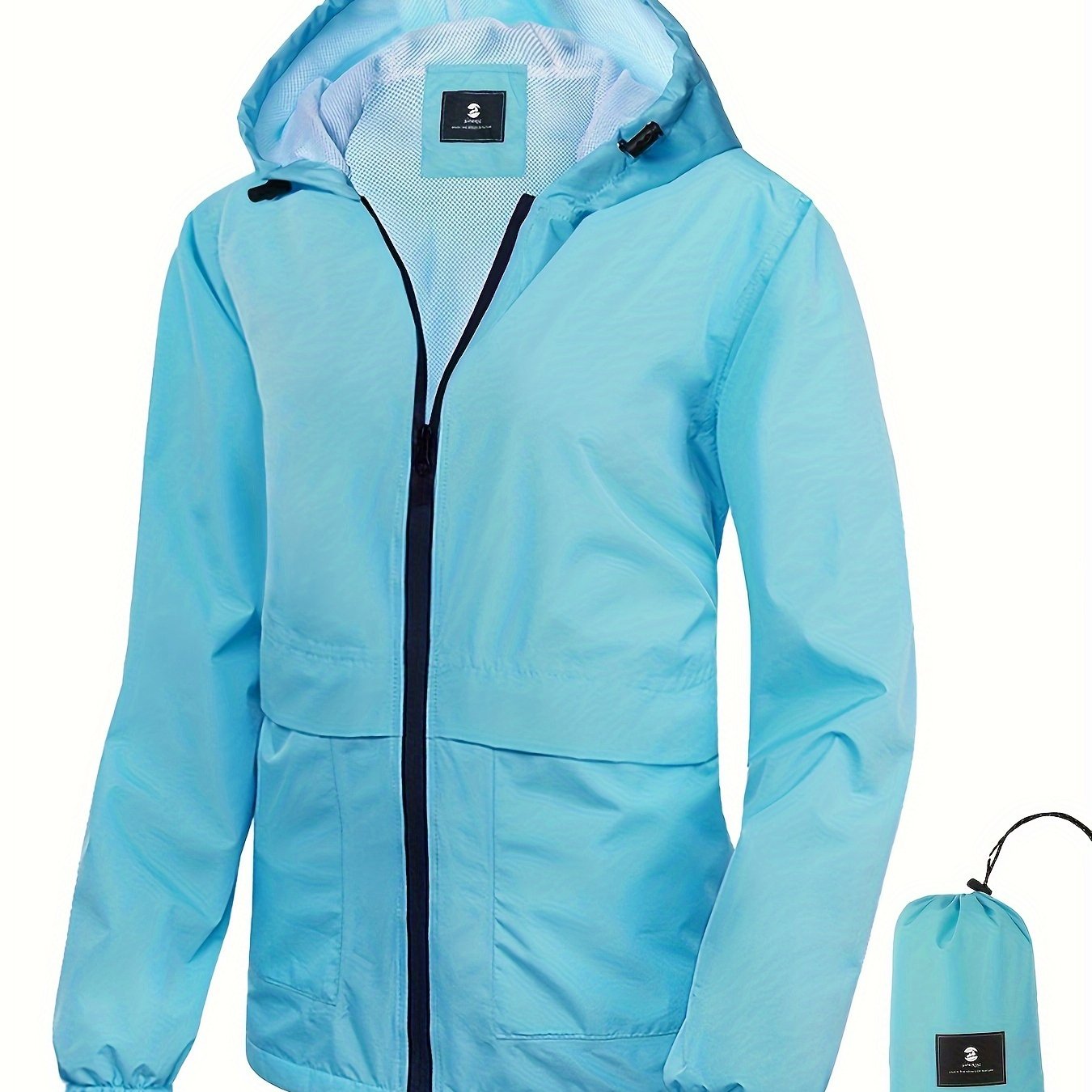 Lightweight Women Rain Jacket Breathable Packable Windbreaker - The Great Earth Store