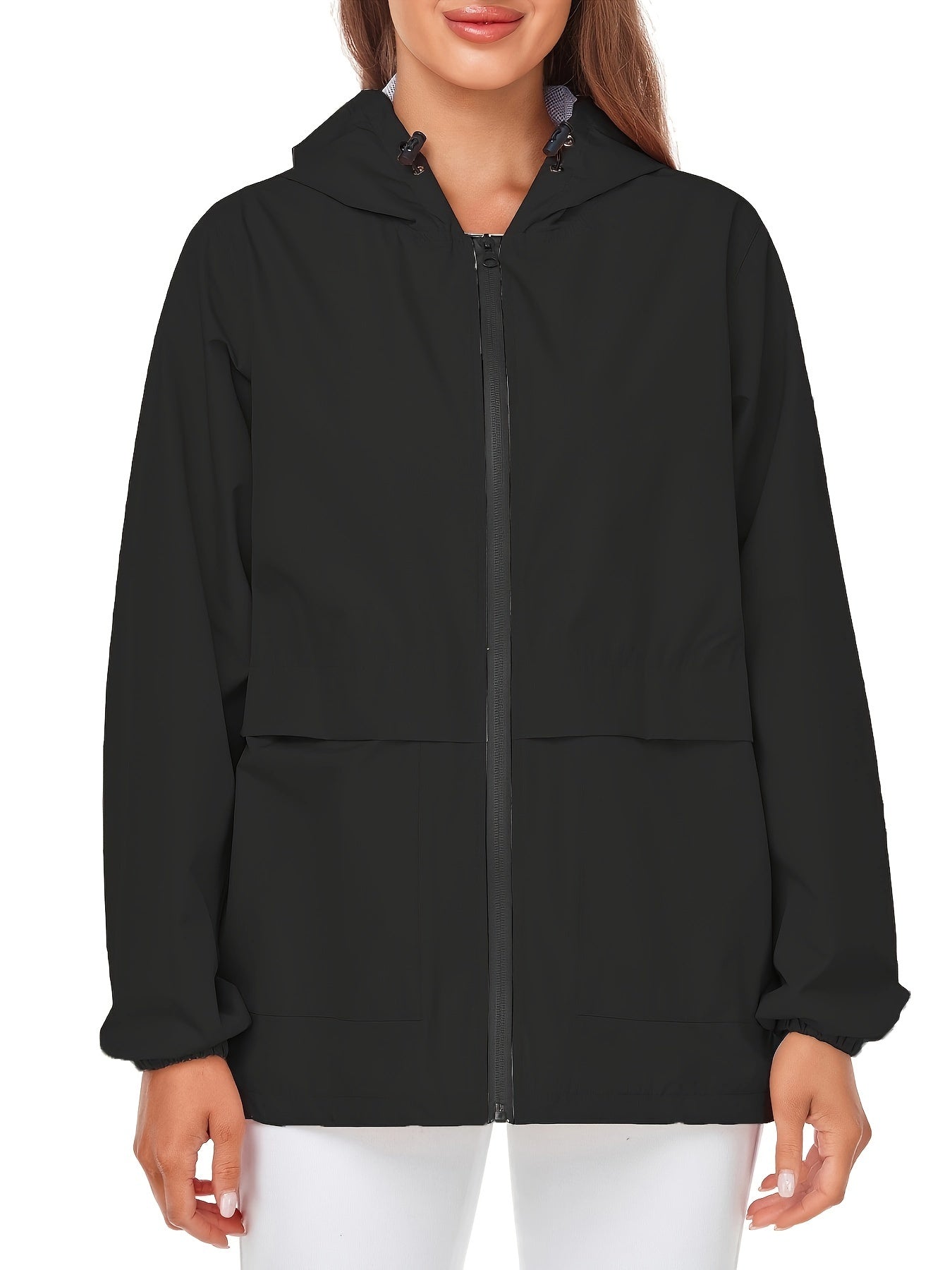 Lightweight Women Rain Jacket Breathable Packable Windbreaker - The Great Earth Store
