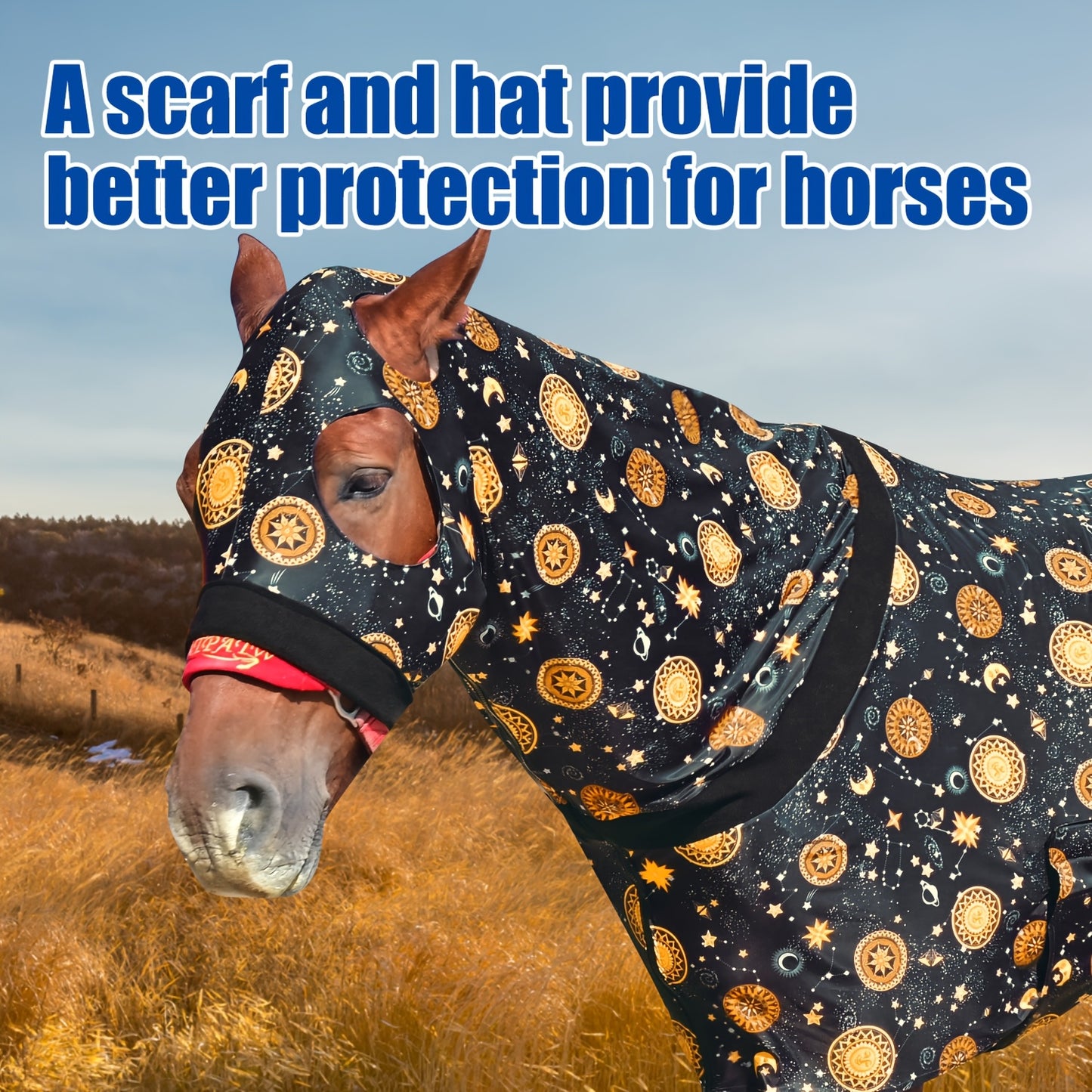 1pc EquiStar Horse Blanket with Neck Cover for All Breeds