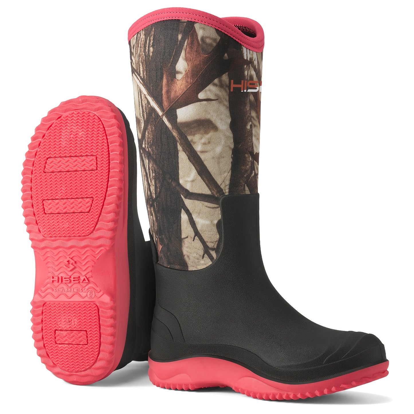 HISEA Women's Tall Waterproof Rain Boots Comfortable Neoprene - The Great Earth Store