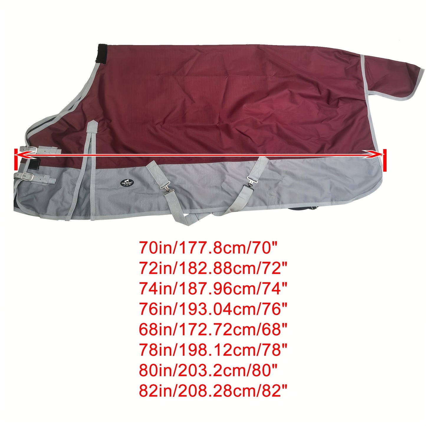TGW Waterproof Horse Blanket 1200D Breathable Oxford Cloth