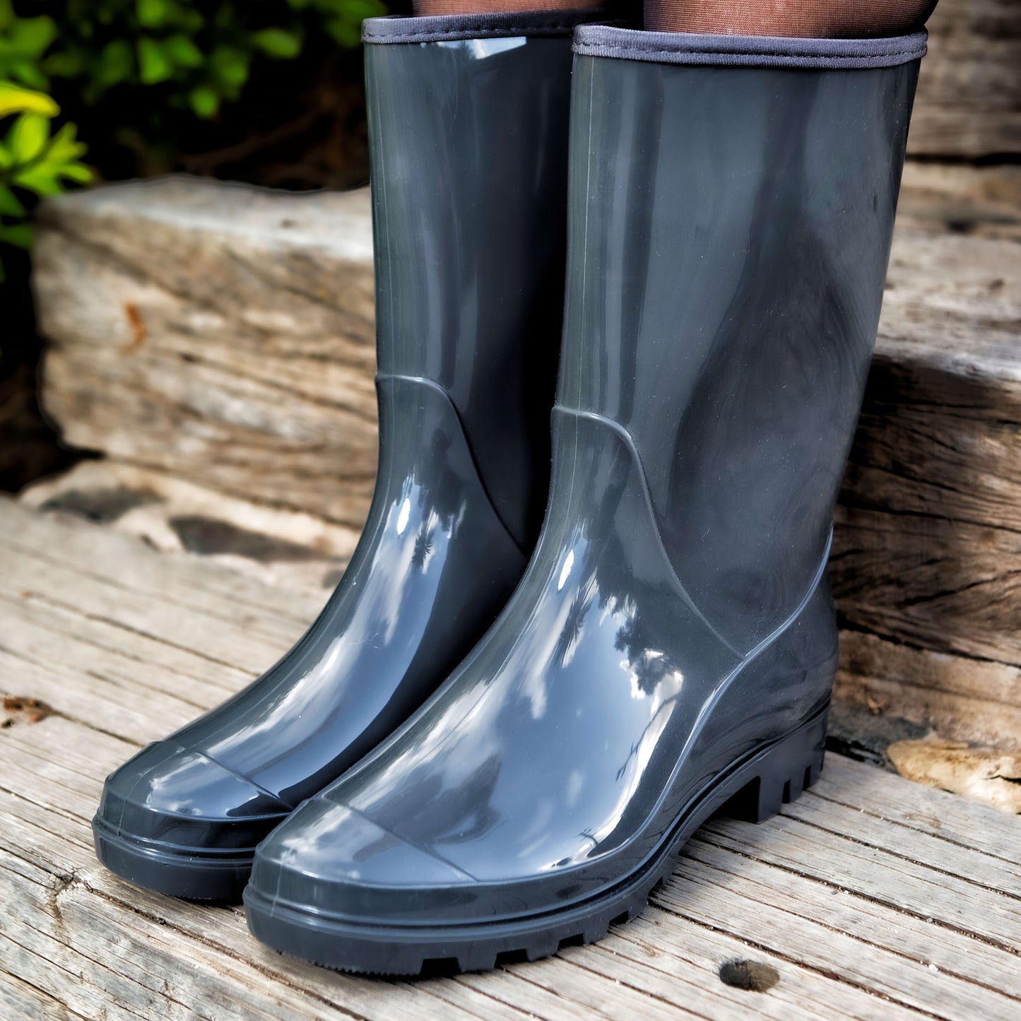 HISEA Rain Boots For Women Garden Shoes Anti-Slipping Rainboots - The Great Earth Store