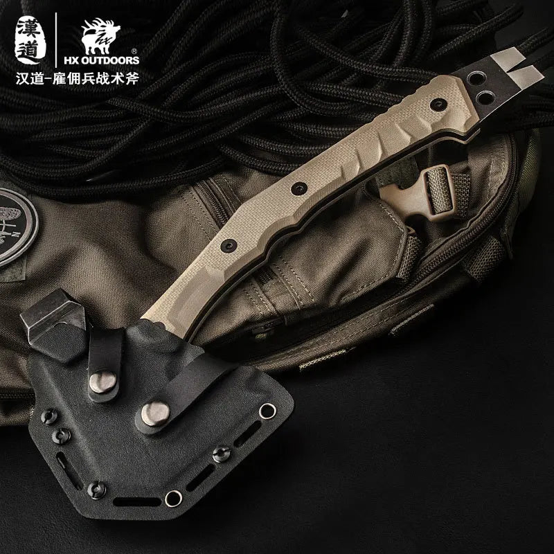 HX OUTDOORS Mercenarys Full Tang Camping Survival Axe Hatchet