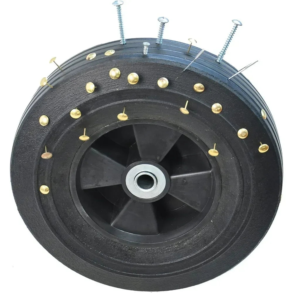 Solid Wheels 10 Inch Flat Free Tires Steel Garden Wagon Cart - The Great Earth Store