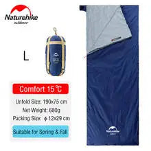 Naturehike Sleeping Bag LW180 Ultralight 3 Season Outdoor - The Great Earth Store