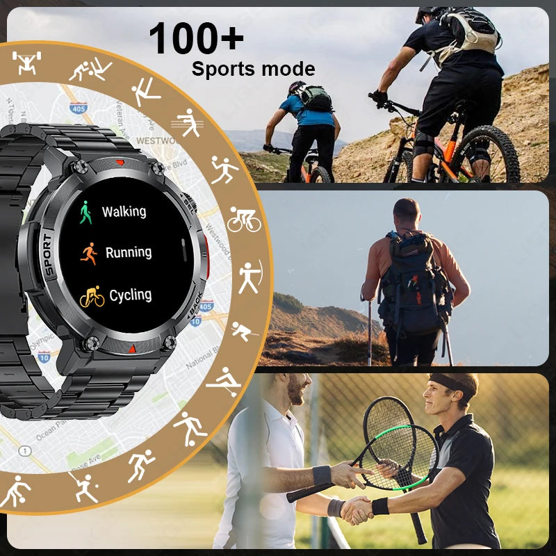 LIGE Smart Watch 3ATM Waterproof Original Design For Men - The Great Earth Store
