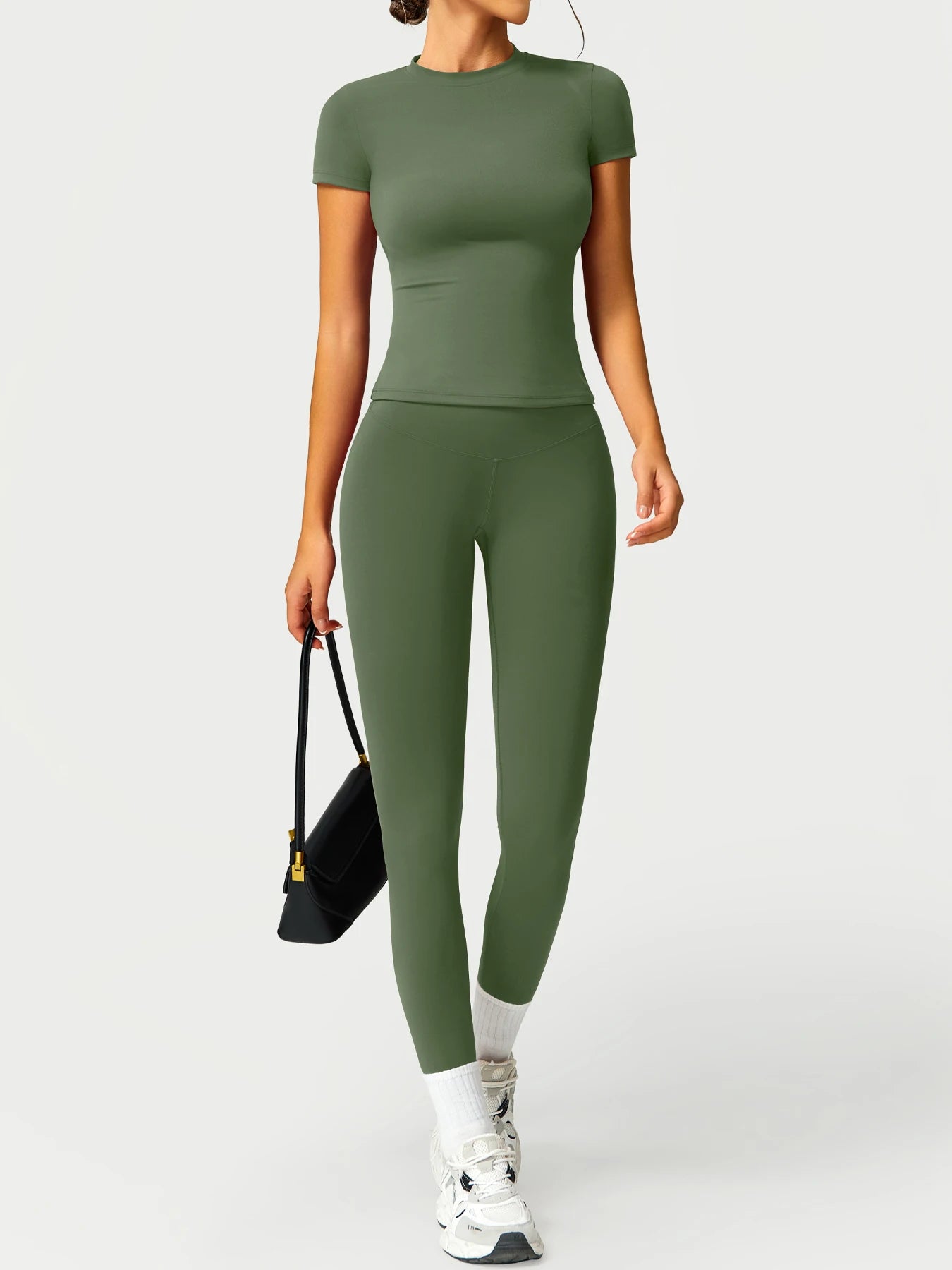 2PCS Yoga Suit Sports Set Women Quick-Drying Gym Set - The Great Earth Store