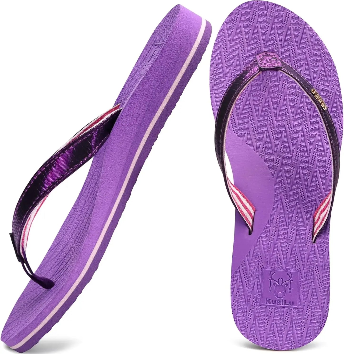 Womens Fashion Flip Flops Ladies Lightweight Summer Beach Sandals - The Great Earth Store