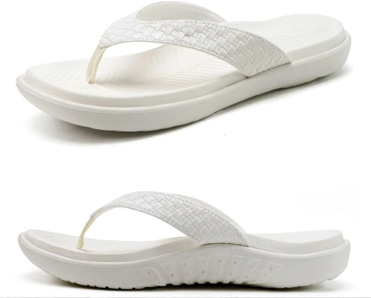 Womens Flip Flops Ladies Yoga Mat Comfortable Walking Thong Sandals With Plantar Fasciitis Arch Support - The Great Earth Store