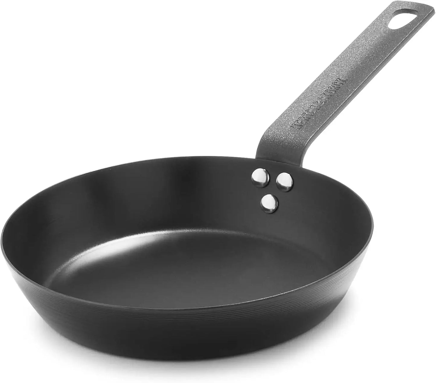 Pre-Seasoned Carbon Steel 12" Frying Pan Skillet Fast Heating Nonstick Induction Oven Safe - The Great Earth Store