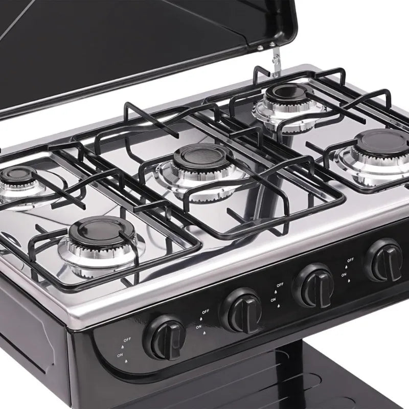 Natural Gas Stove Outdoor 5-Burner Portable Camping Stove - The Great Earth Store