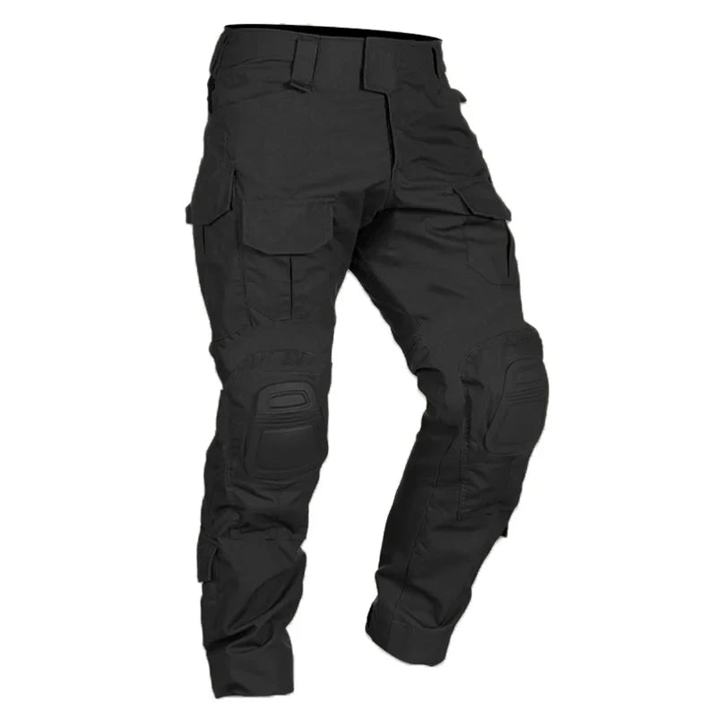 Men Combat Pants With Knee Pads Tactical Cargo Trousers - The Great Earth Store