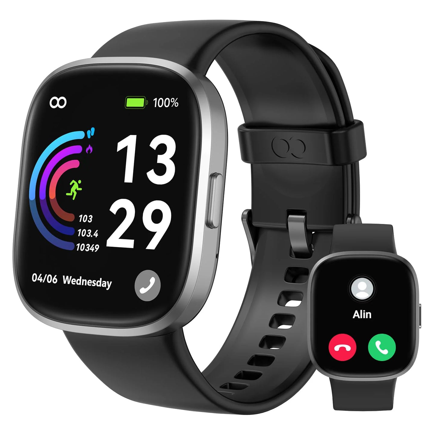 Smart Watches for Men Women Sleep Tracking 46mm Fitness Watch - The Great Earth Store