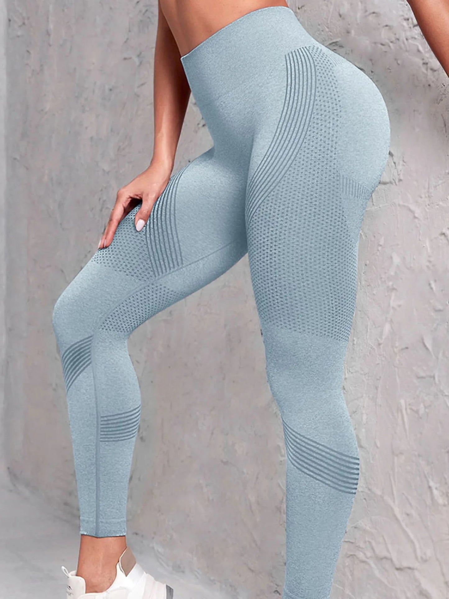 High Waist Compression Leggings with Butt Lift Technology - The Great Earth Store