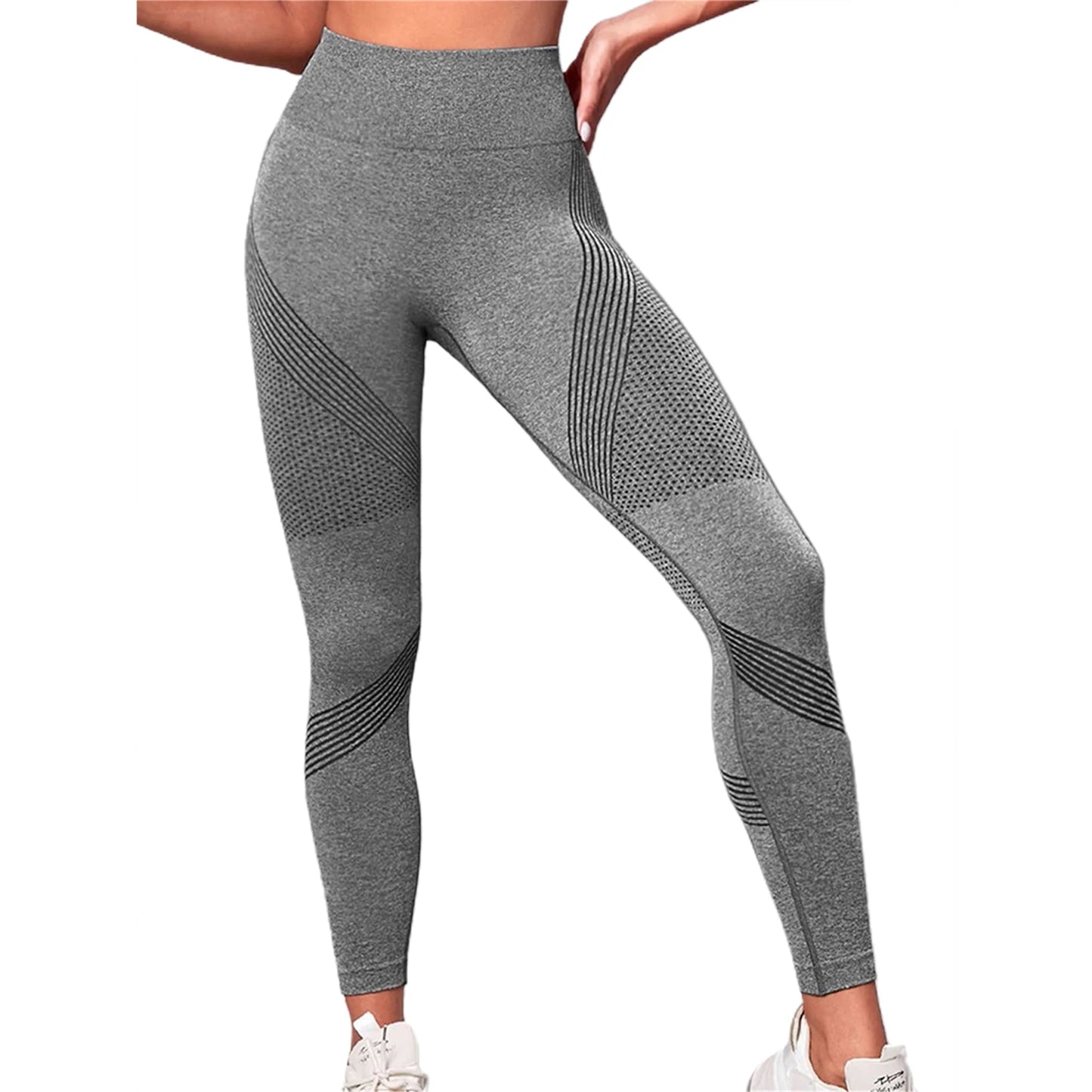 High Waist Compression Leggings with Butt Lift Technology - The Great Earth Store