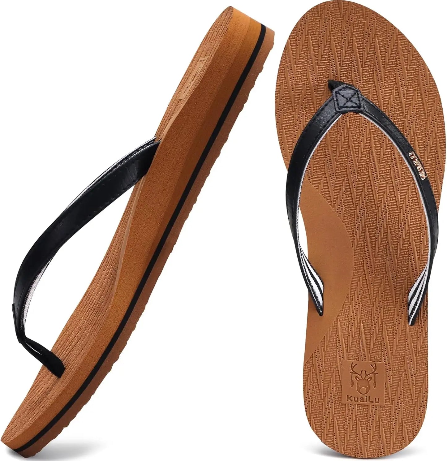 Womens Fashion Flip Flops Ladies Lightweight Summer Beach Sandals - The Great Earth Store