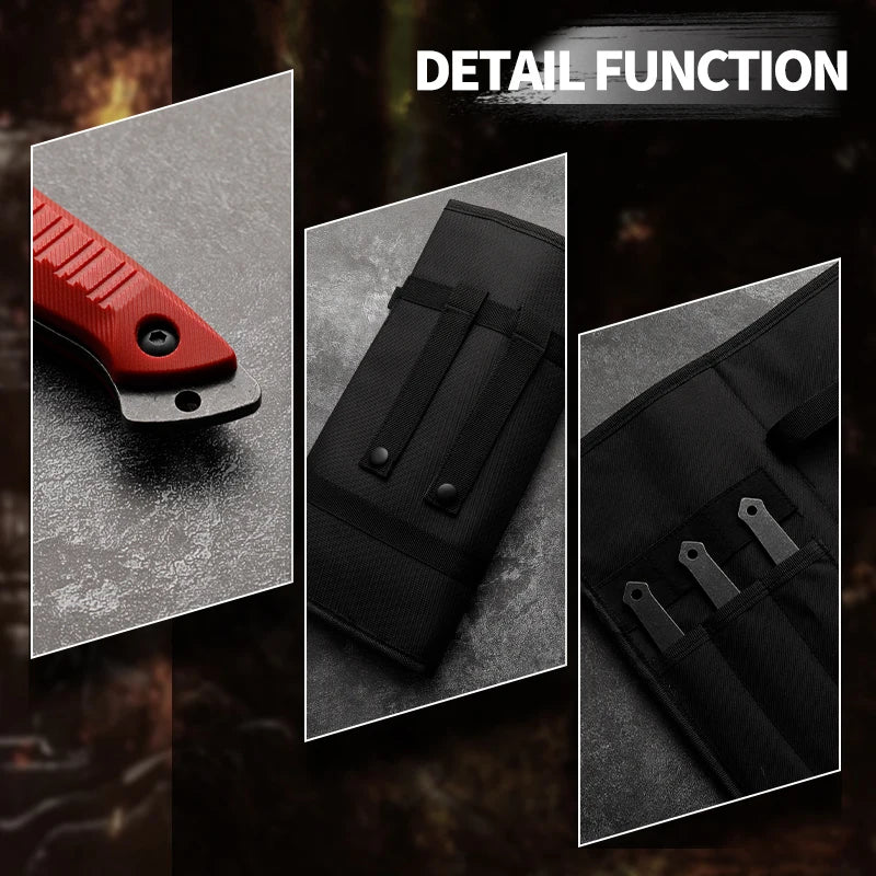 6PC Tactical Axe Outdoor Camping Survival Tool Multi Functional - The Great Earth Store