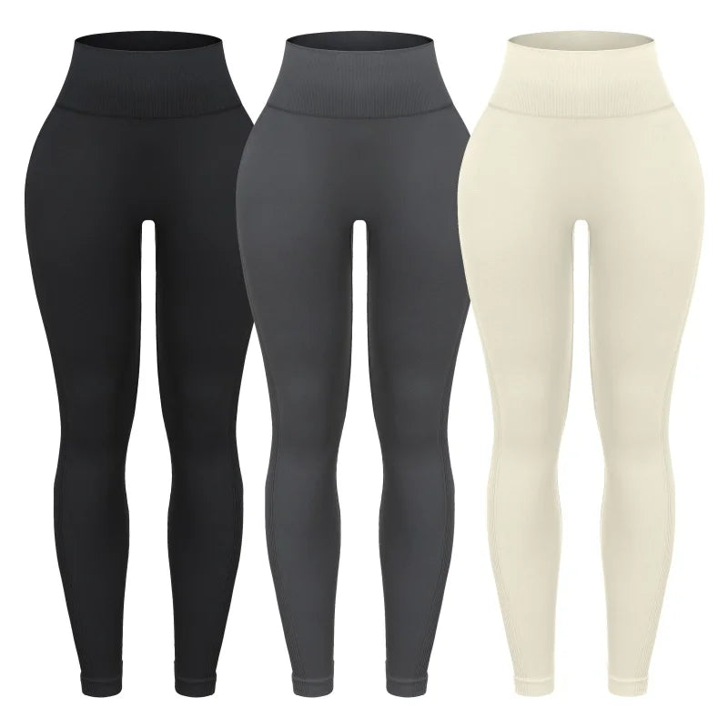 3 Piece Workout Leggings Sets for Women High Waisted Tie Dye