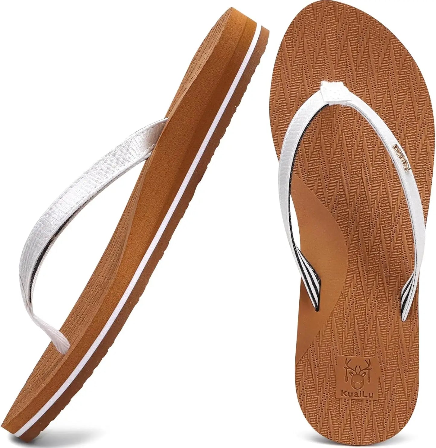 Womens Fashion Flip Flops Ladies Lightweight Summer Beach Sandals - The Great Earth Store