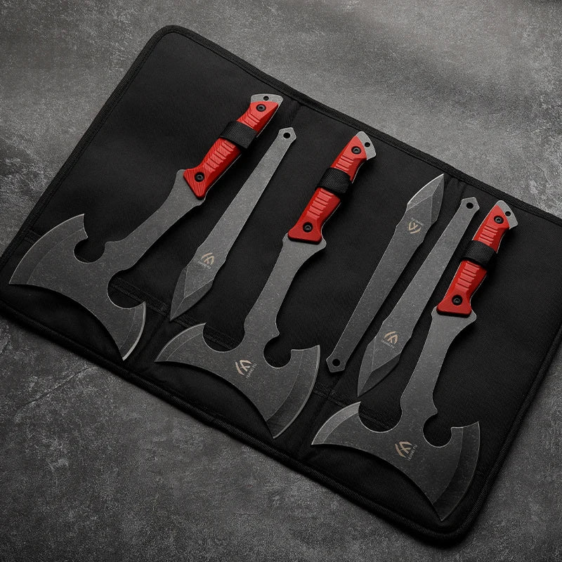 6PC Tactical Axe Outdoor Camping Survival Tool Multi Functional - The Great Earth Store