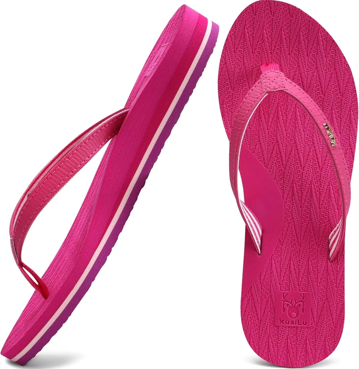 Womens Fashion Flip Flops Ladies Lightweight Summer Beach Sandals - The Great Earth Store