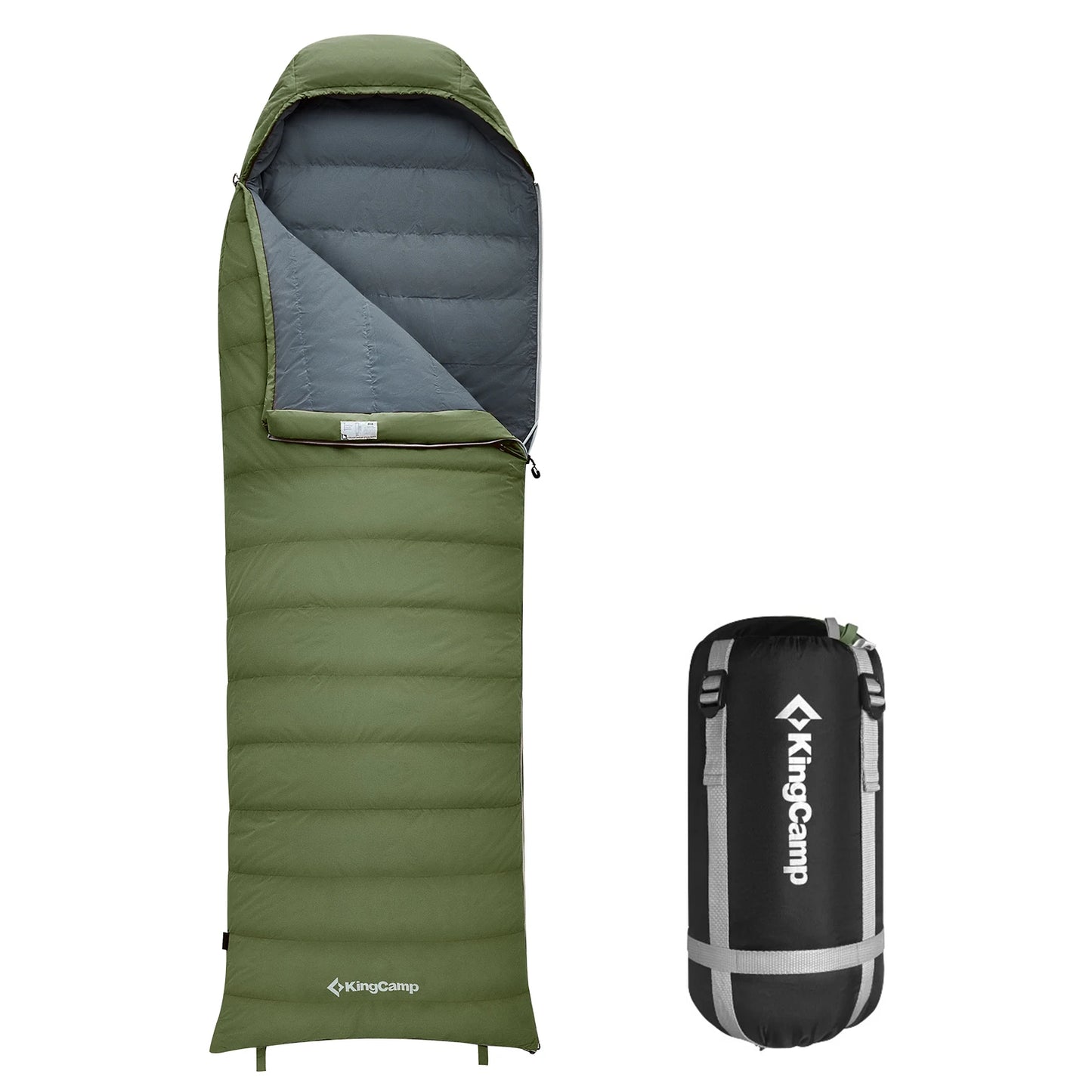 KingCamp Envelope Sleeping Bag Lightweight Camping Essentials - The Great Earth Store