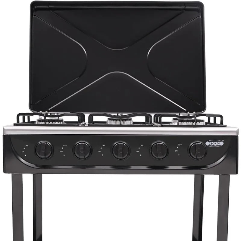 Natural Gas Stove Outdoor 5-Burner Portable Camping Stove - The Great Earth Store