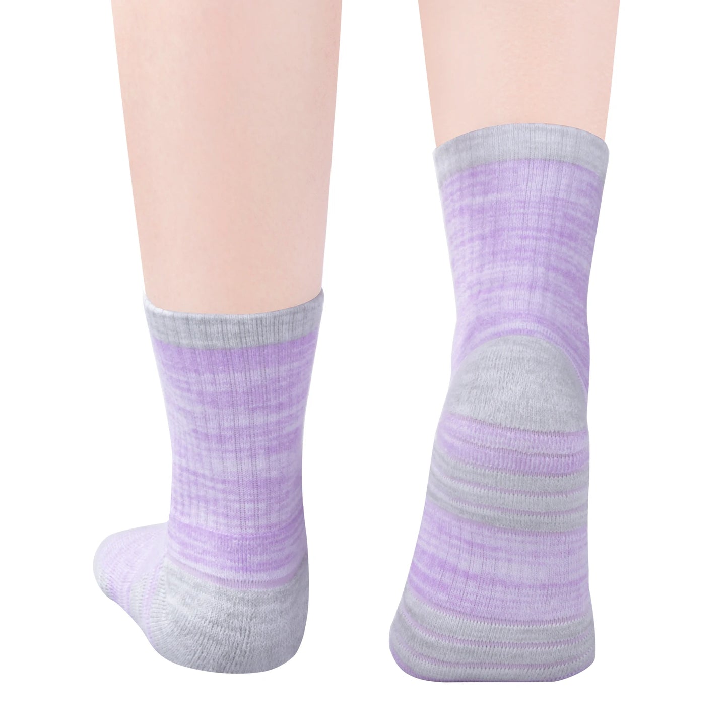 YUEDGE Women's Colorful Moisture Wicking Anti Sweat Sport Crew Socks