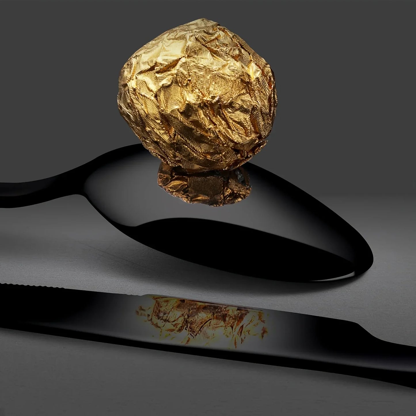 60pcs Black Silverware Set For 12 Stainless Steel Cutlery - The Great Earth Store