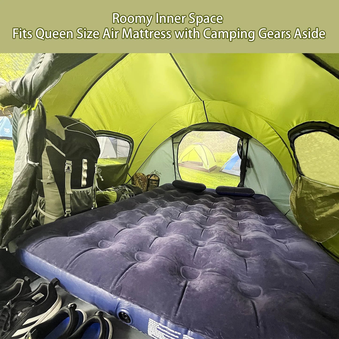 3-4 People Outdoor Throw Open Tent Automatic Pop Up Tents - The Great Earth Store