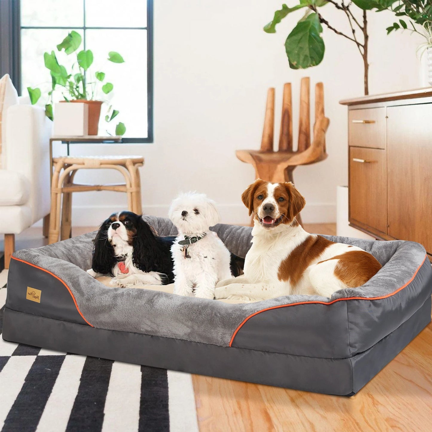 L XL 2XL 3XL Dog Bed Super Soft Orthopedic Foam Mat - The Great Earth Store