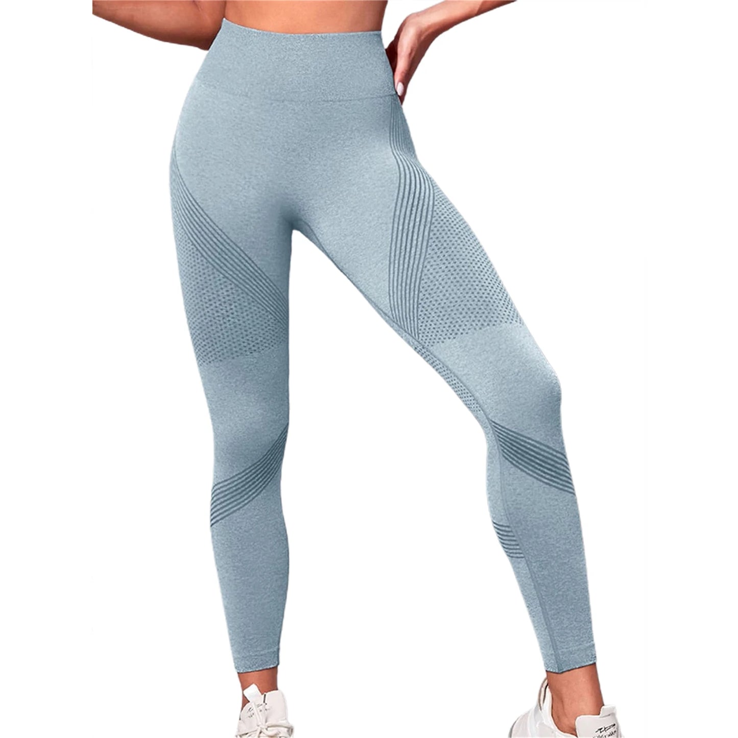 High Waist Compression Leggings with Butt Lift Technology - The Great Earth Store
