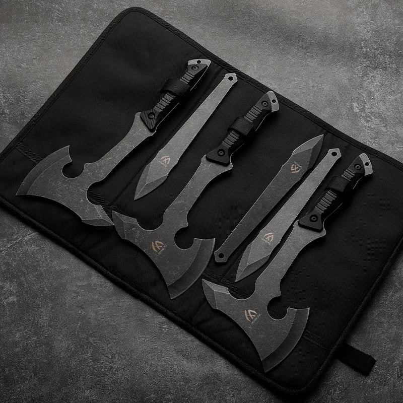 6PC Tactical Axe Outdoor Camping Survival Tool Multi Functional - The Great Earth Store