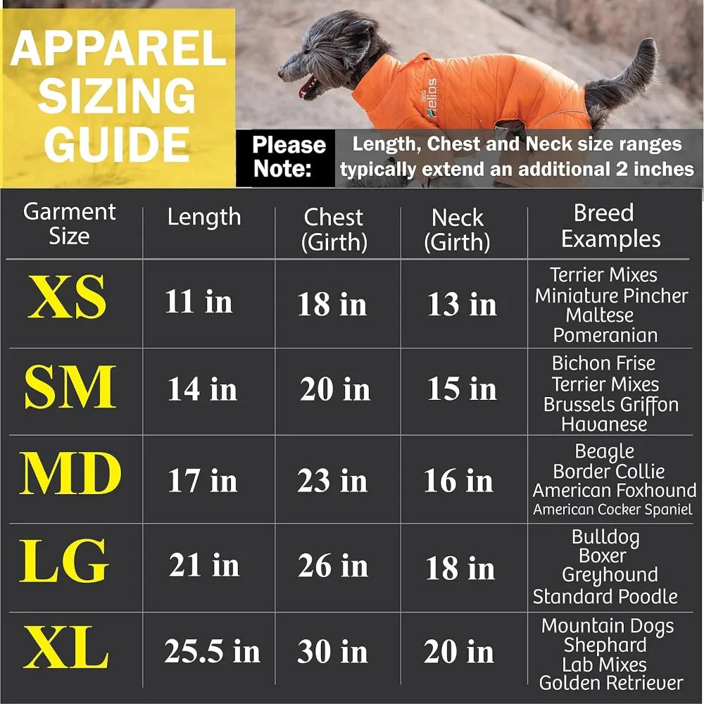 Dog Hoodies Windproof Waterproof Insulated Full Bodied Coat - The Great Earth Store