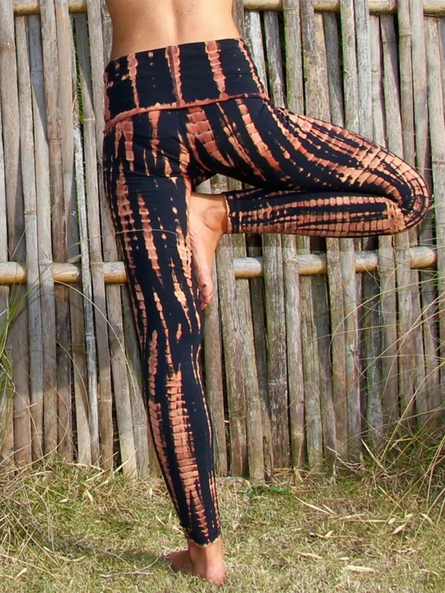 High Waist Yoga Leggings with Side Pockets Tummy Control