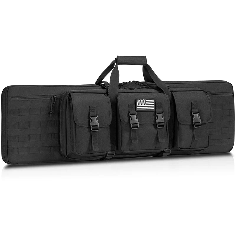 42 Double Soft Rifle Case Tactical Long Gun Bag Black