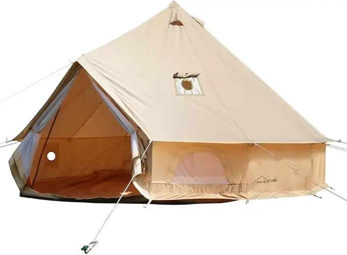 DANCHEL OUTDOOR B5PRO 4 Season Canvas Bell Tent for 6 - The Great Earth Store