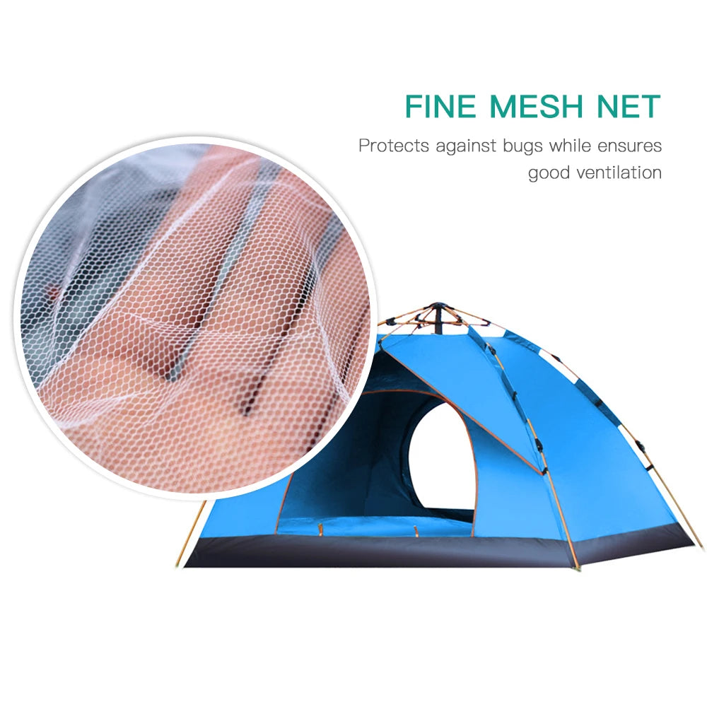 Outdoor Up Tent Water-resistant Portable Instant Camping Tent for 1-2 People