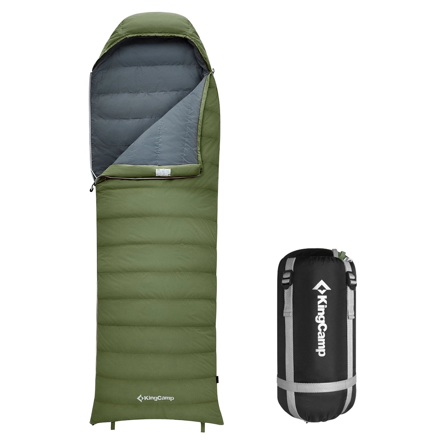 KingCamp Envelope Sleeping Bag Lightweight Camping Essentials - The Great Earth Store