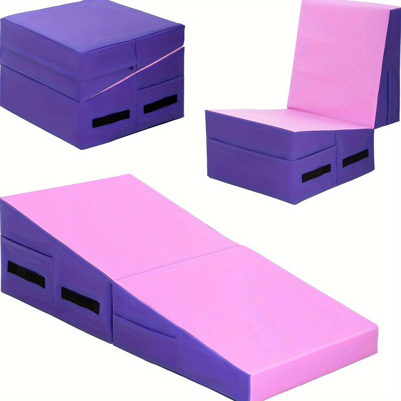 Folding Exercise Mat - Incline Tumbling Mats for Home Gym - The Great Earth Store