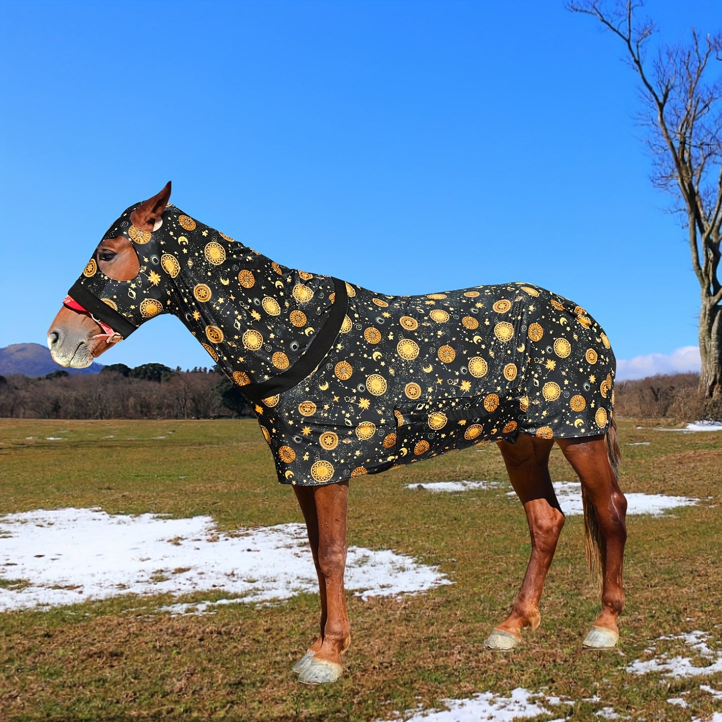1pc EquiStar Horse Blanket with Neck Cover for All Breeds