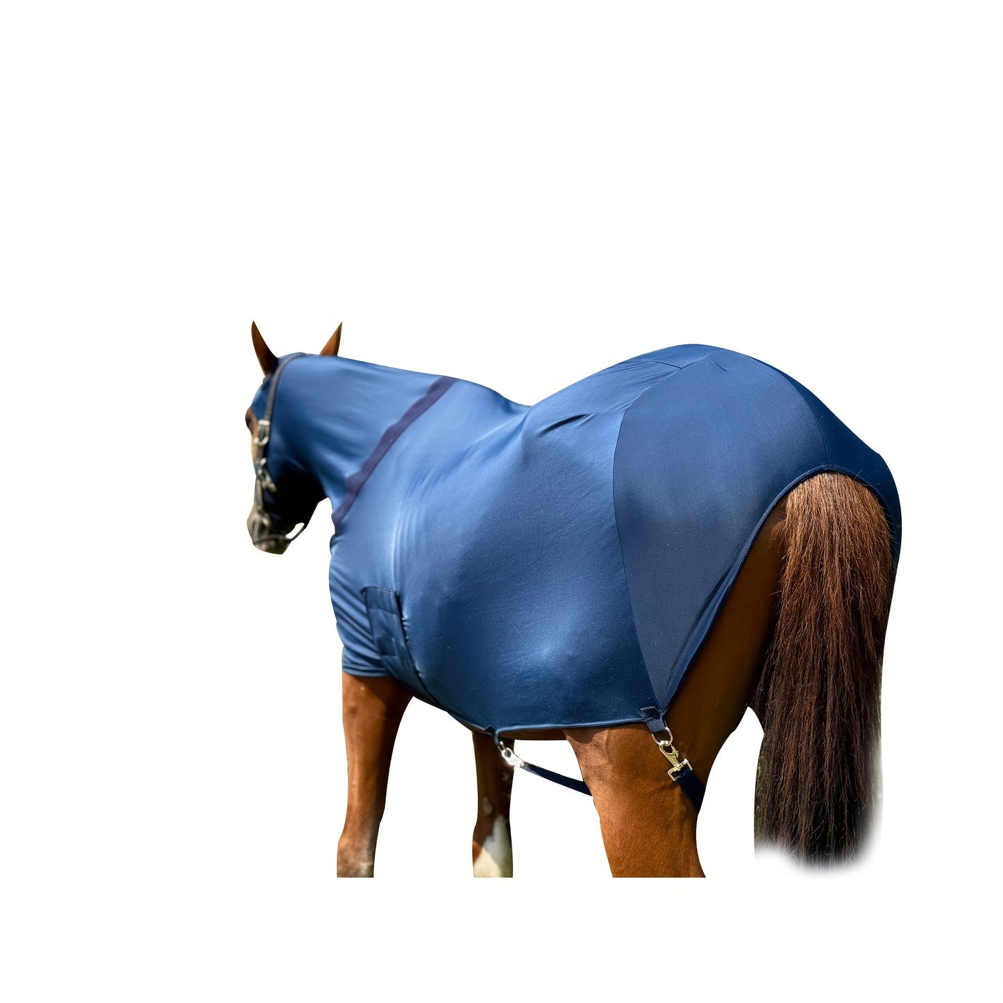 Extra-Large Nylon Horse Blanket with Integrated Neck Cover