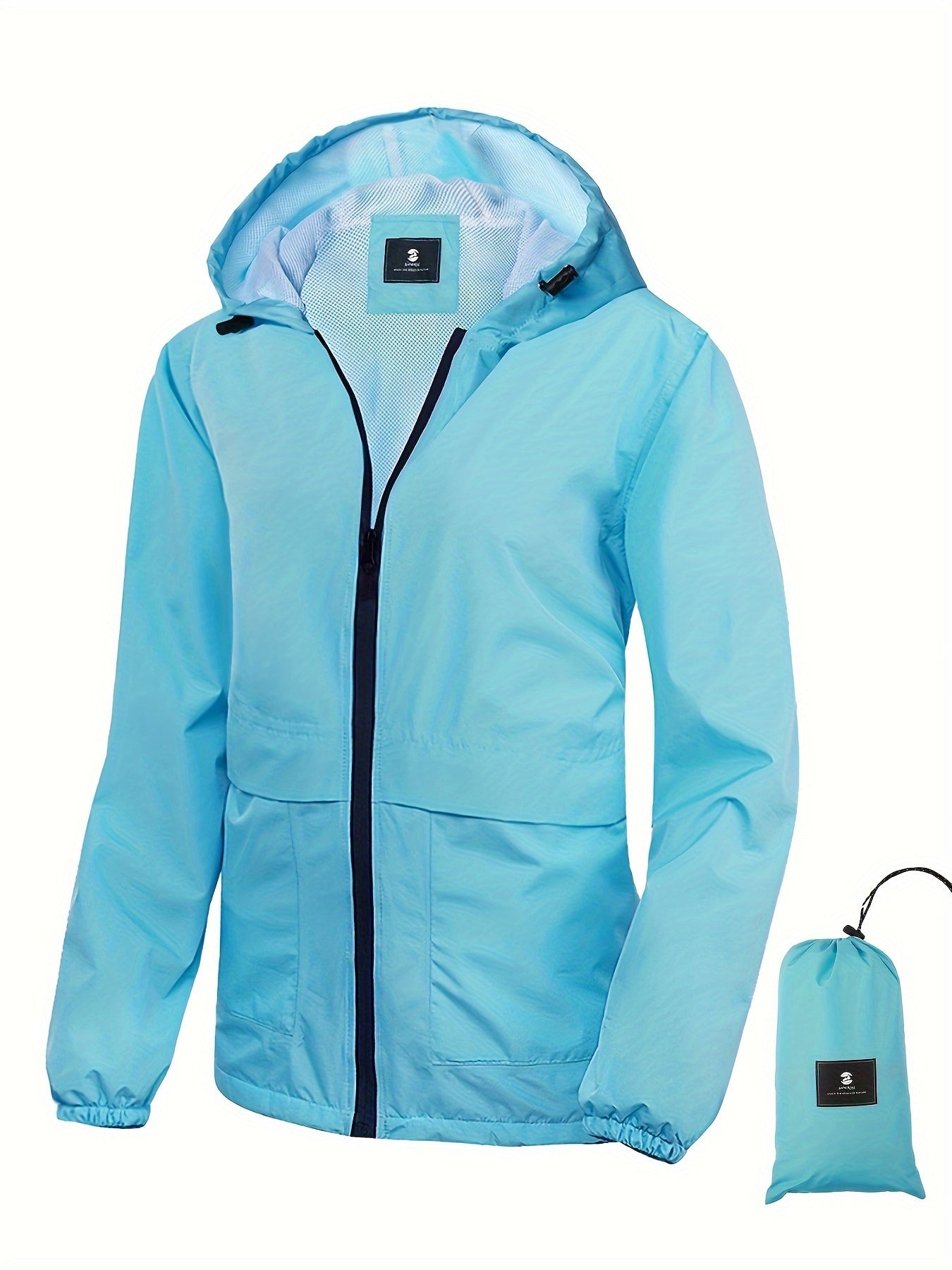 Lightweight Women Rain Jacket Breathable Packable Windbreaker - The Great Earth Store