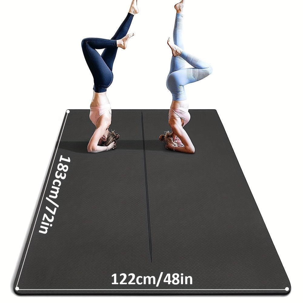 High-Quality Extra Thick Non-Slip Yoga Mat 72"x48" - The Great Earth Store