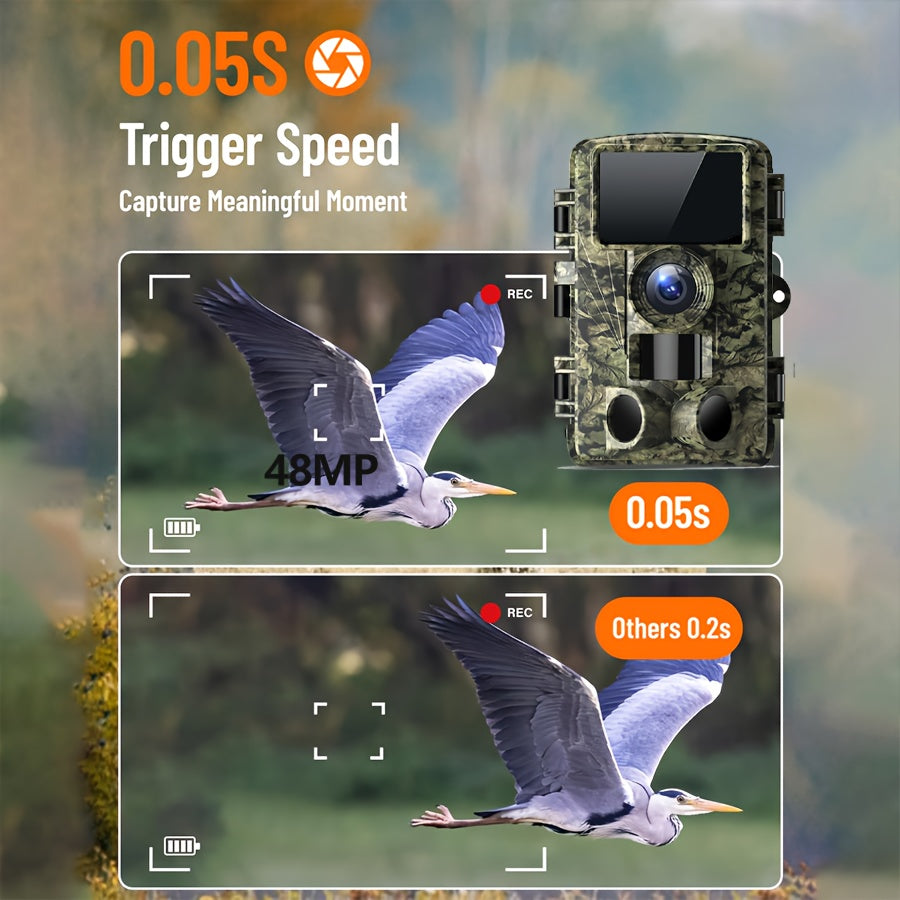 Trail Camera - 4K 48MP Game Camera for Wildlife Monitoring - The Great Earth Store