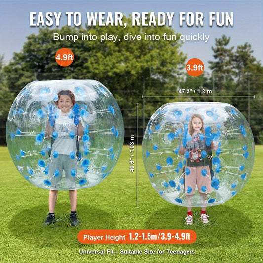 VEVOR 1-Pack Inflatable Bumper Ball 4ft for Outdoor Games and Parties - The Great Earth Store