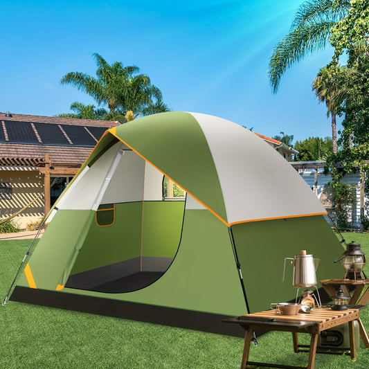 Sanopy 4 Person Easy to Set Up Waterproof Tent for Camping - The Great Earth Store