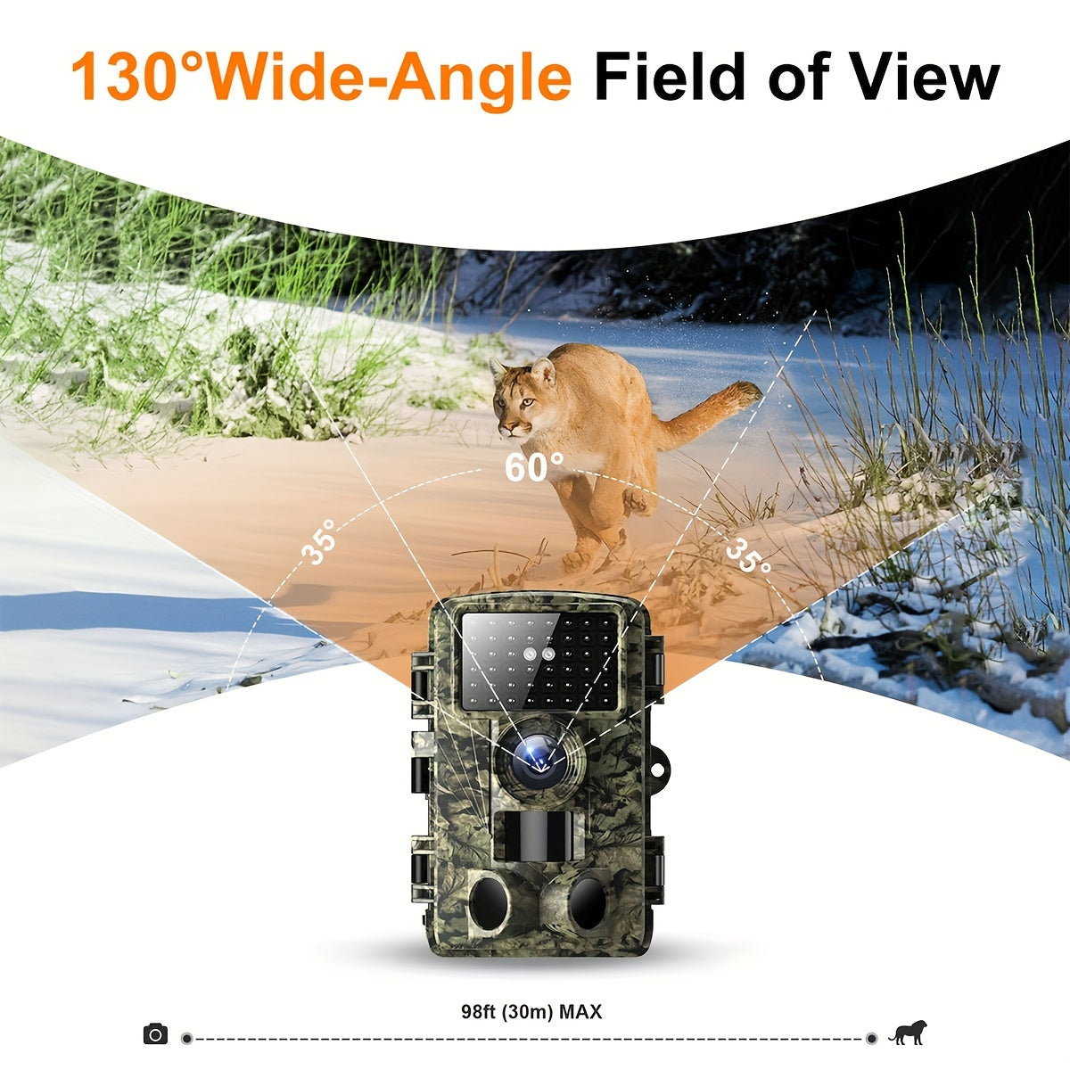 Trail Camera - 4K 48MP Game Camera for Wildlife Monitoring - The Great Earth Store