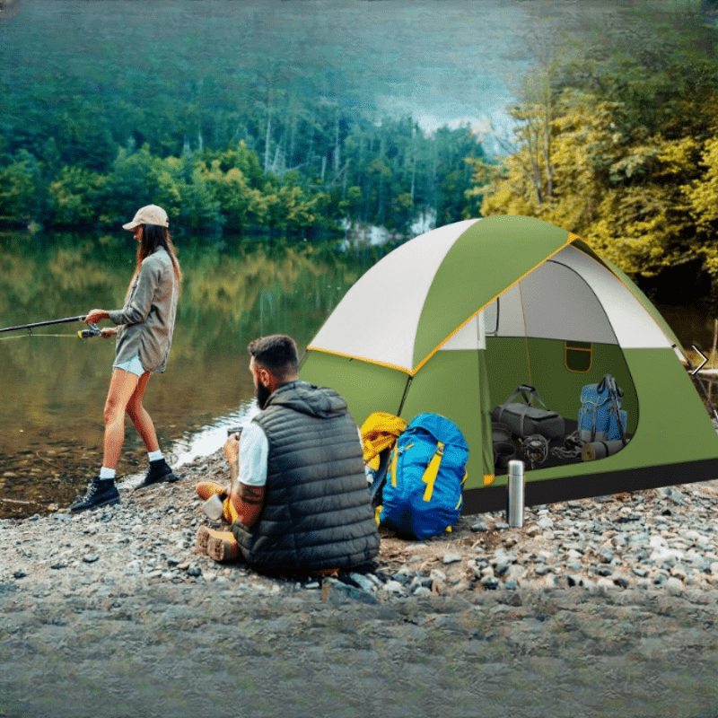 Sanopy 4 Person Easy to Set Up Waterproof Tent for Camping - The Great Earth Store