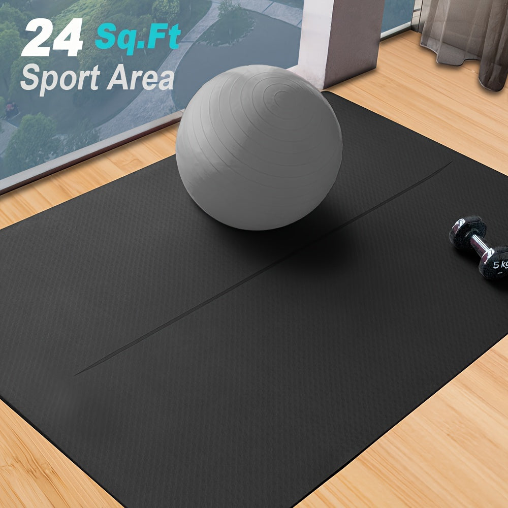 High-Quality Extra Thick Non-Slip Yoga Mat 72"x48" - The Great Earth Store